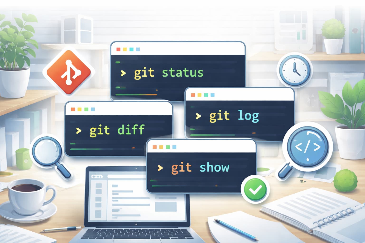 Gitの変更状態を確認する方法まとめ｜status・diff・logで作業状況を把握する - Yagi-System
