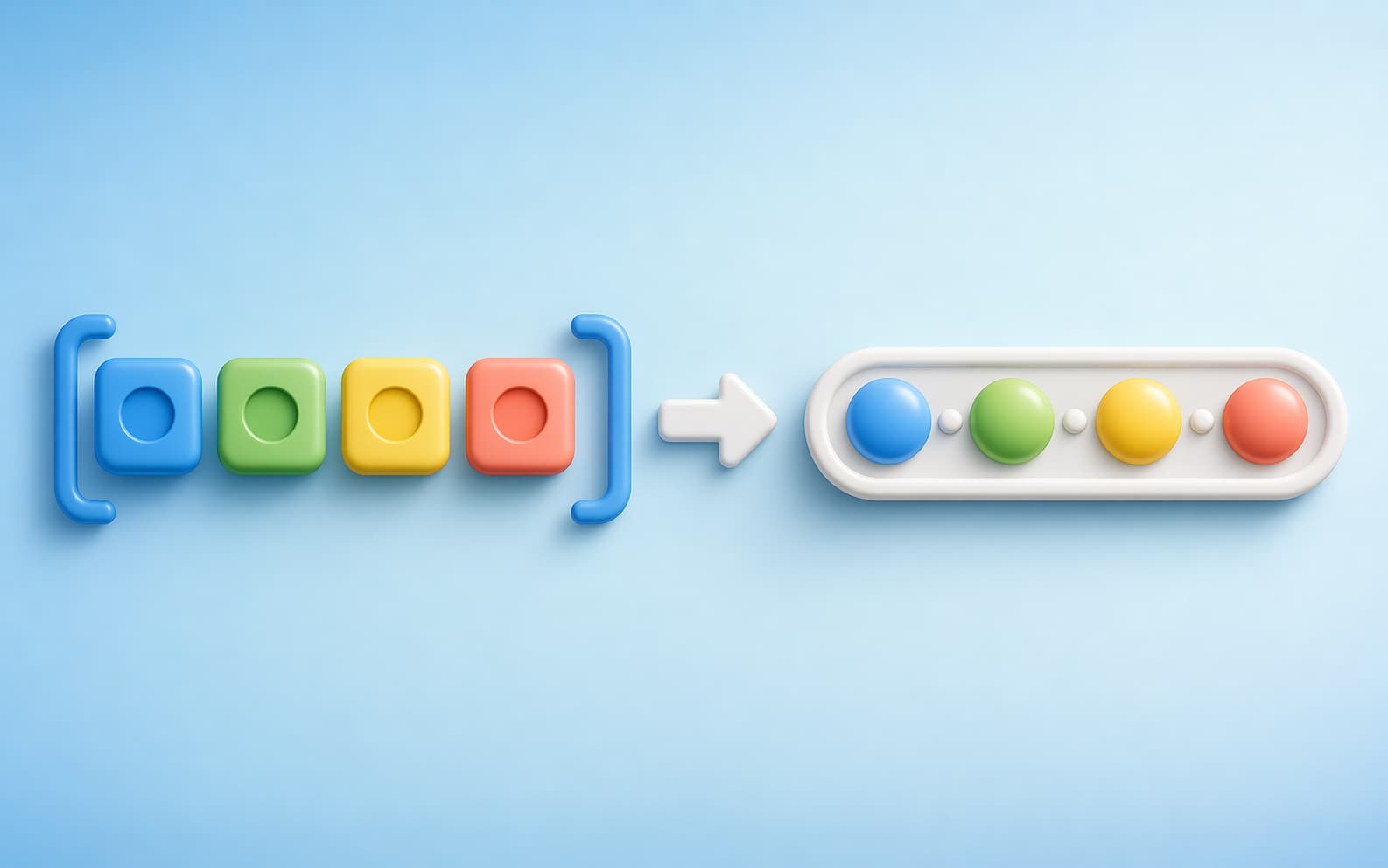 JavaScriptのjoin()で配列が1つの文字列に連結されるイメージ